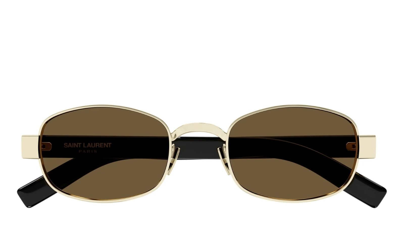 Occhiali da sole unisex Luxury Saint Laurent SL 706 001 gold black brown nuova collezione