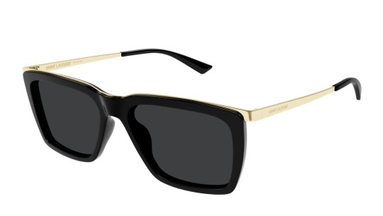 Occhiali da sole uomo Luxury Saint Laurent SL 765 001 black gold black nuova collezione