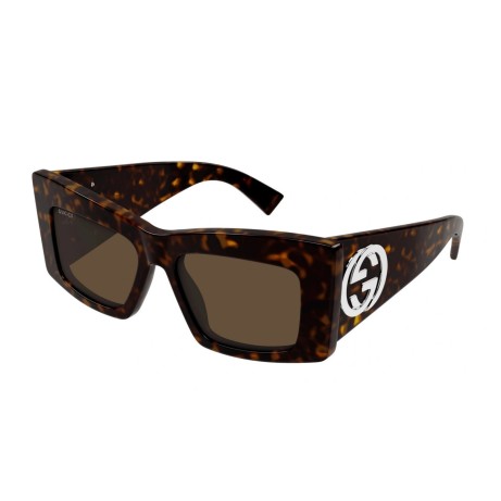 Occhiali da sole donna Luxury Gucci GG1842S 002 havana havana brown nuova collezione 2