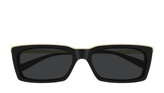 Occhiali da sole unisex Luxury Saint Laurent SL 766 001 black gold black nuova collezione