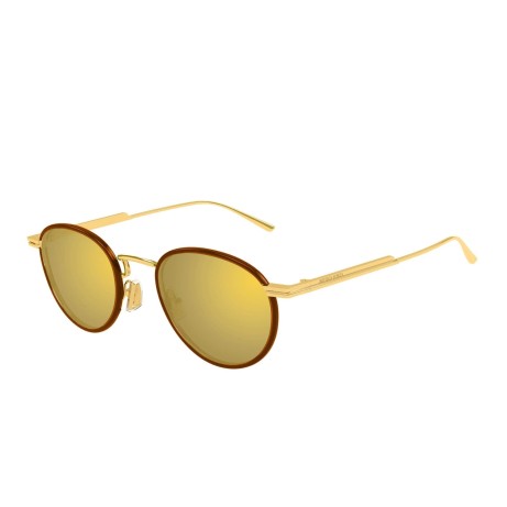 Occhiali da sole uomo Luxury Bottega Veneta BV1389S 004 gold gold gold nuova collezione 2