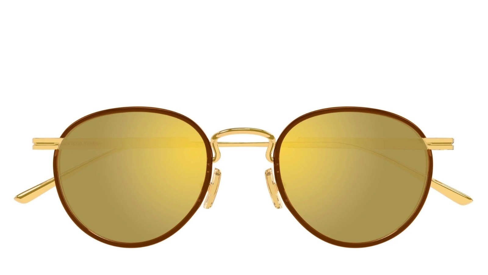 Occhiali da sole uomo Luxury Bottega Veneta BV1389S 004 gold gold gold nuova collezione