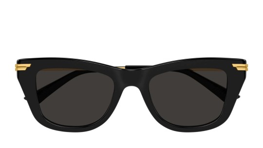 Occhiali da sole donna Luxury Bottega Veneta BV1369S 001 black gold grey nuova collezione Occhiali da sole donna Luxury Bottega Veneta BV1369S 001 black gold grey nuova collezione