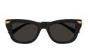 Bottega Veneta BV1369S 001 black gold grey