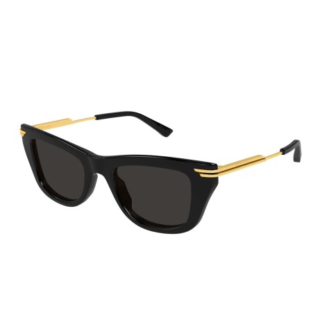 Occhiali da sole donna Luxury Bottega Veneta BV1369S 001 black gold grey nuova collezione 2