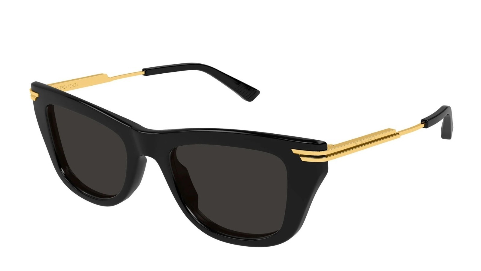 Occhiali da sole donna Luxury Bottega Veneta BV1369S 001 black gold grey nuova collezione