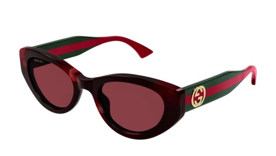 Occhiali da sole donna Luxury Gucci GG1862S 003 havana green red nuova collezione