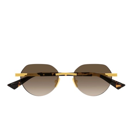 Bottega Veneta BV1379S 003 gold gold brown