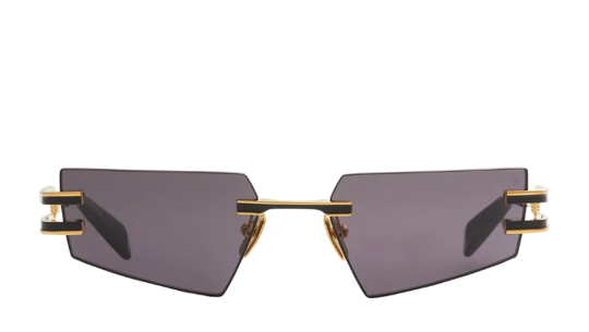 Occhiali da sole uomo donna Luxury Balmain BPS-123A GLD BLK nuova collezione