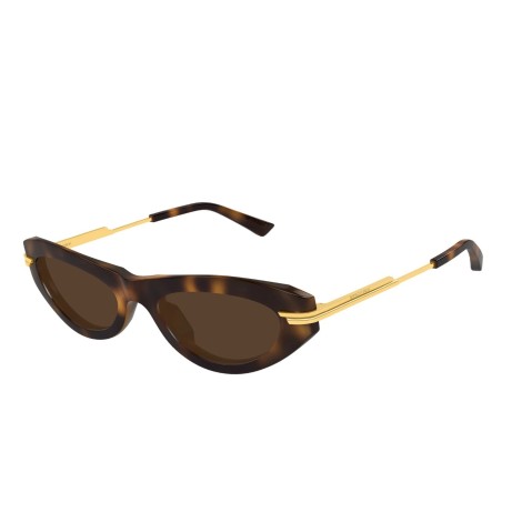 Occhiali da sole donna Luxury Bottega Veneta BV1368S 002 havana gold brown nuova collezione 2