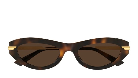 Occhiali da sole donna Luxury Bottega Veneta BV1368S 002 havana gold brown nuova collezione
