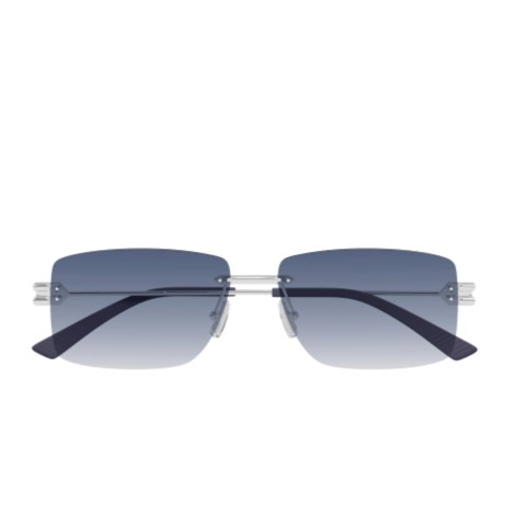 Bottega Veneta BV1126S 005 silver silver blue