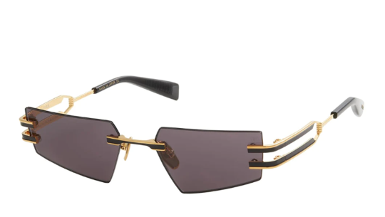 Occhiali da sole uomo donna Luxury Balmain BPS-123A GLD BLK nuova collezione