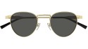 Gucci GG1875S 001 gold gold grey