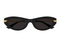 Bottega Veneta BV1368S 001 black gold grey