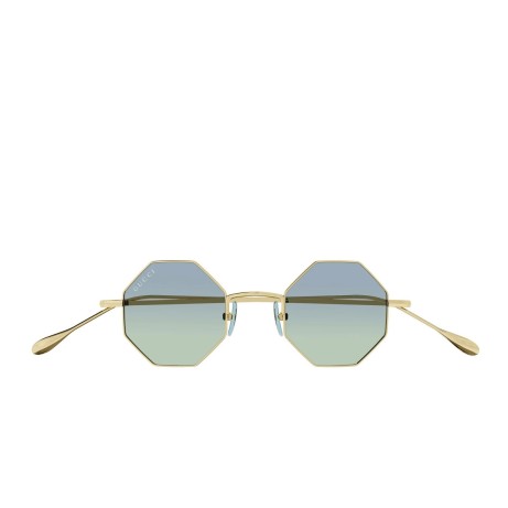 Gucci GG1814S 004 gold gold light blue
