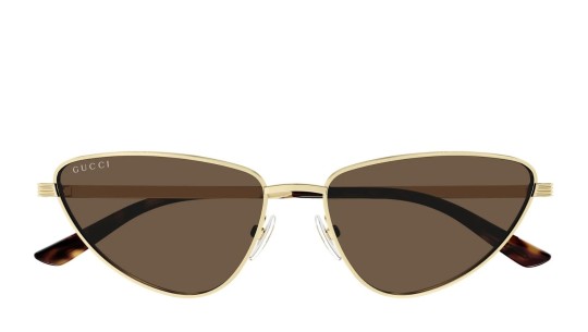 Occhiali da sole donna Luxury Gucci GG1879S 002 gold gold brown nuova collezione