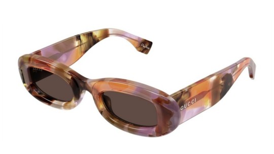 Occhiali da sole donna Luxury Gucci GG1907S 002 havana havana brown nuova collezione