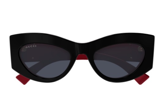 Occhiali da sole donna Luxury Gucci GG1843S 006 black red grey nuova collezione