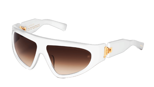 Occhiali da sole uomo donna Luxury Balmain BPS-143E WHT GLD nuova collezione