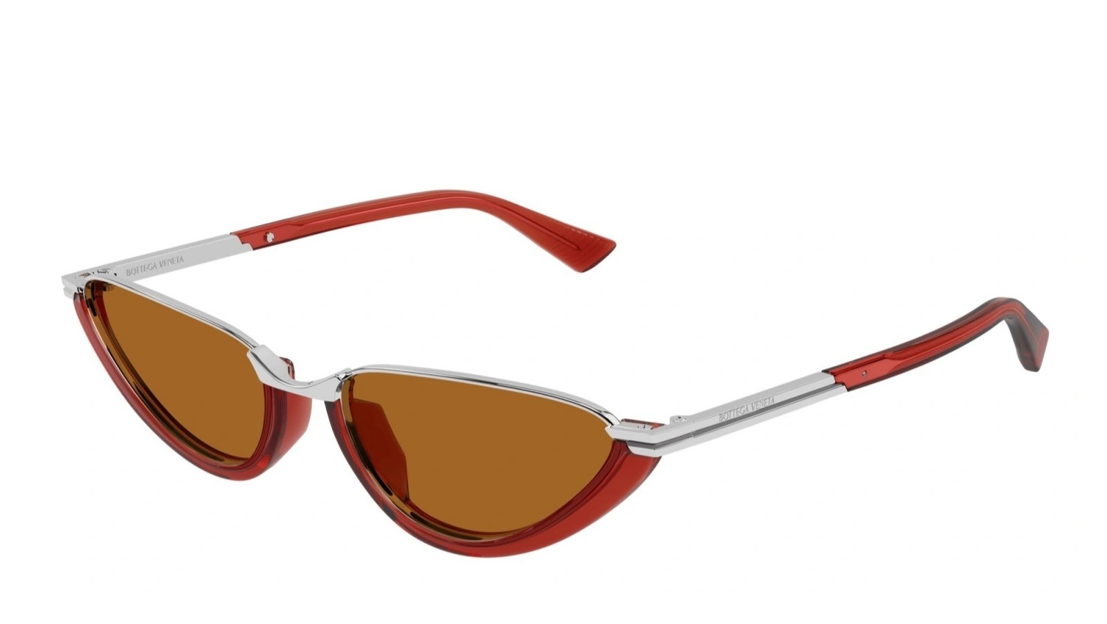 Occhiali da sole donna Luxury Bottega Veneta BV1346S 002 red red brown nuova collezione