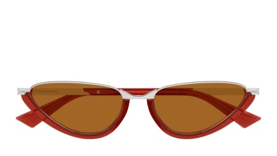 Occhiali da sole donna Luxury Bottega Veneta BV1346S 002 red red brown nuova collezione