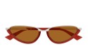 Bottega Veneta BV1346S 002 red red brown