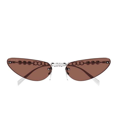 Gucci GG1920S 002 silver silver brown