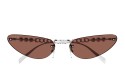 Gucci GG1920S 002 silver silver brown