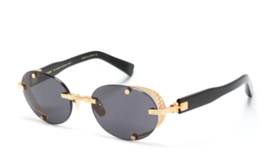 Occhiali sole uomo donna Luxury Balmain BPS-153A GLD BLK nuova collezione