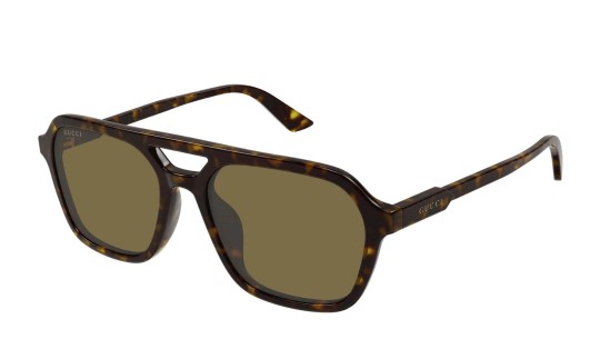 Occhiali da sole uomo Luxury Gucci GG1823SA 002 havana havana brown nuova collezione