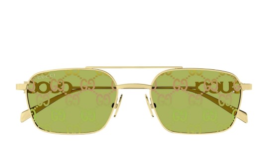 Occhiali da sole donna Luxury Gucci GG1804S 002 gold gold green nuova collezione