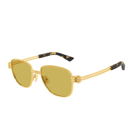 Occhiali da sole unisex Luxury Bottega Veneta BV1380S 002 gold gold yellow nuova collezione 2