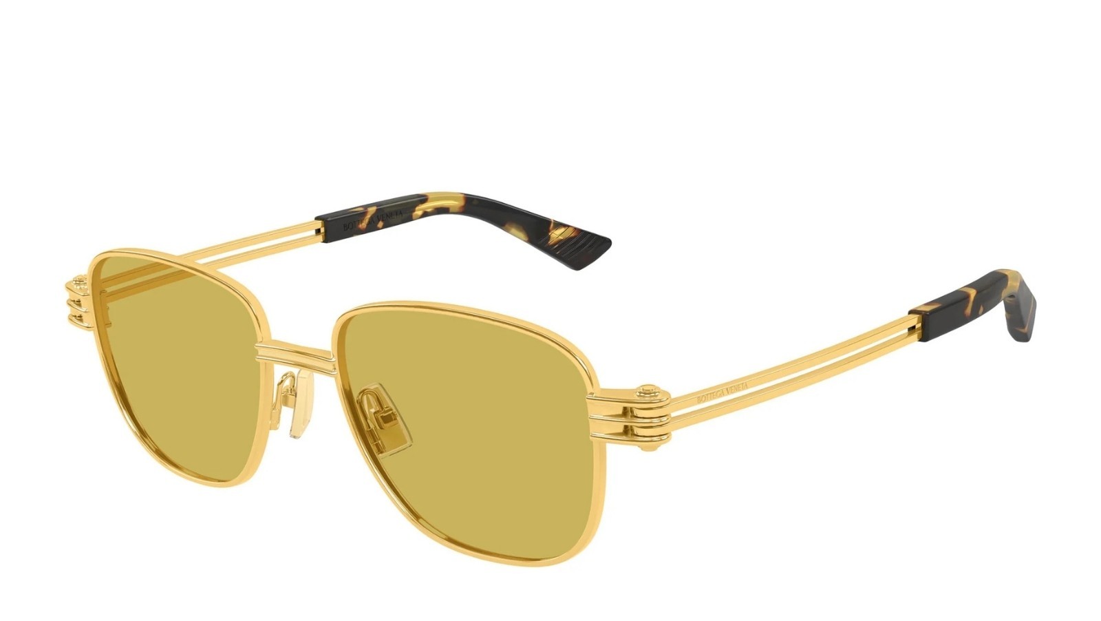 Bottega Veneta BV1380S 002 gold gold yellow