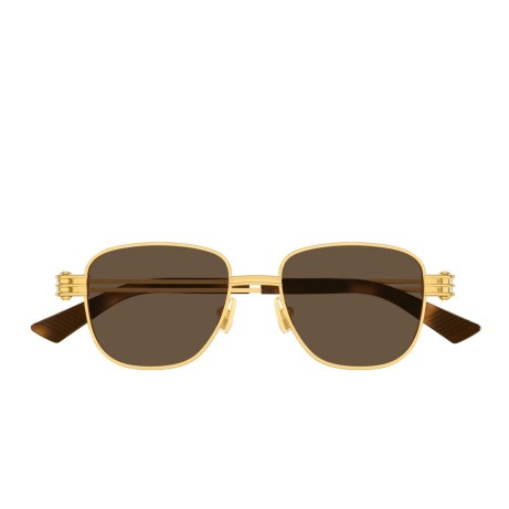 Bottega Veneta BV1380S 003 gold gold brown