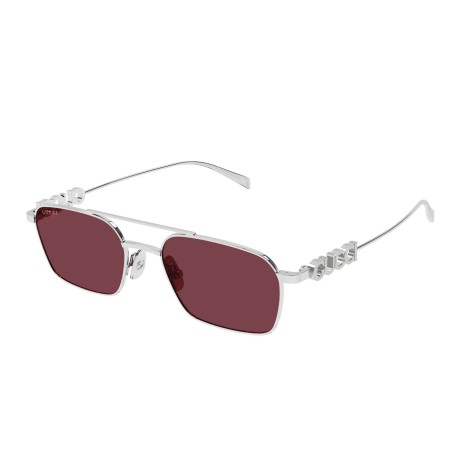 Occhiali da sole donna Luxury Gucci GG1804S 004 silver silver red nuova collezione 2