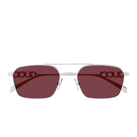 Gucci GG1804S 004 silver silver red