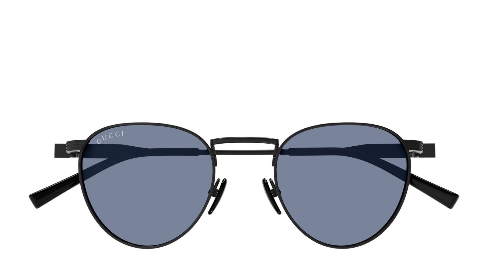 Occhiali da sole uomo Luxury Gucci GG1875S 004 black black blue nuova collezione