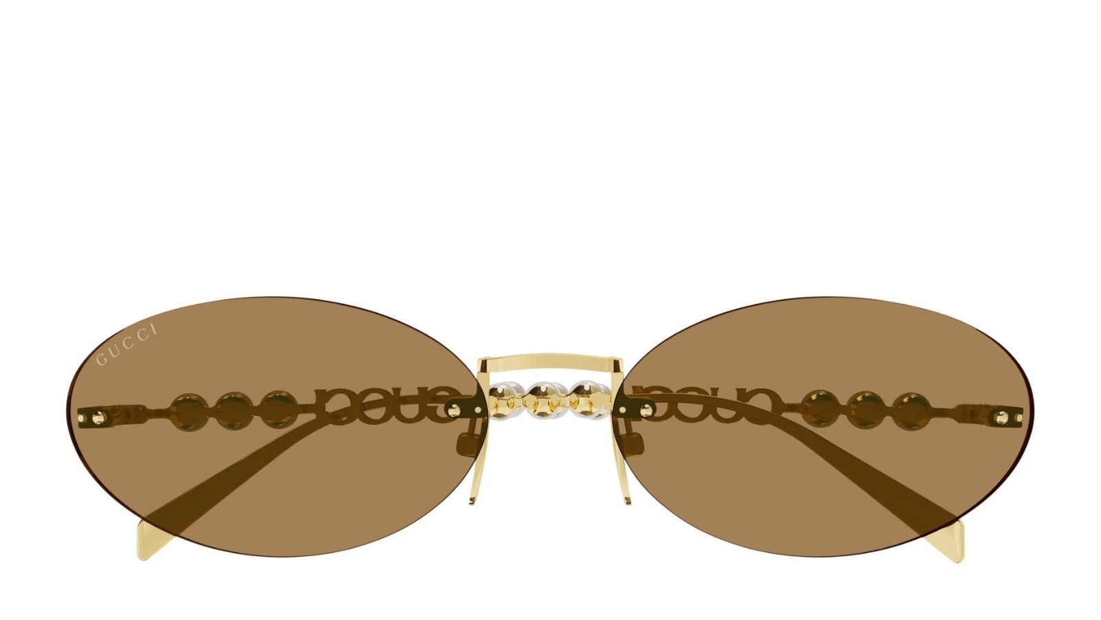 Occhiali da sole donna Luxury Gucci GG1922S 003 gold gold brown nuova collezione