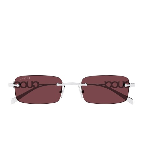 Gucci GG1808S 004 silver silver red