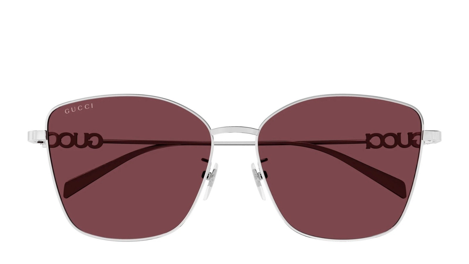 Occhiali da sole donna Luxury Gucci GG1805SA 004 silver silver red nuova collezione