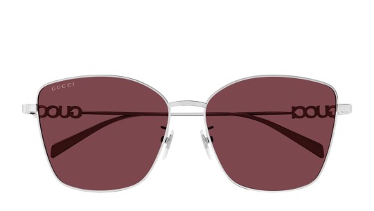 Occhiali da sole donna Luxury Gucci GG1805SA 004 silver silver red nuova collezione