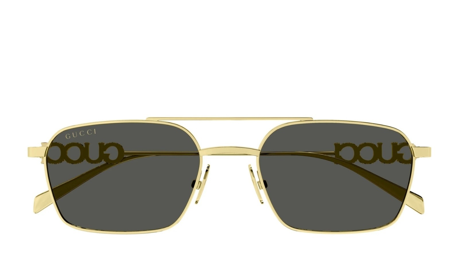 Occhiali da sole donna Luxury Gucci GG1804S 001 gold gold grey nuova collezione