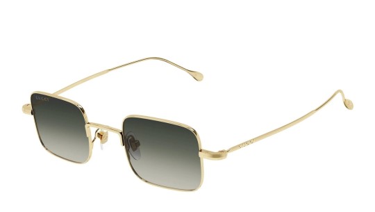 Occhiali da sole unisex Luxury Gucci GG1813S 001 gold gold grey nuova collezione
