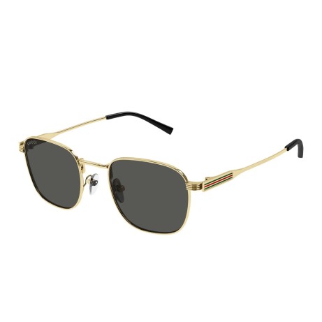 Occhiali da sole uomo Luxury Gucci GG1876S 001 gold gold grey nuova collezione 2