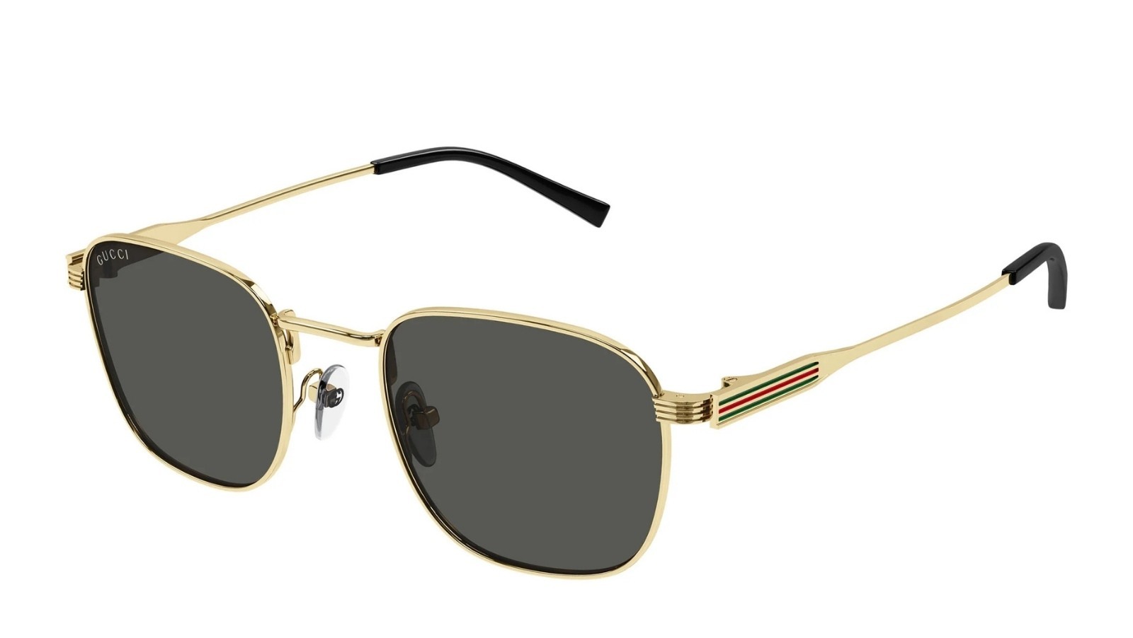 Occhiali da sole uomo Luxury Gucci GG1876S 001 gold gold grey nuova collezione