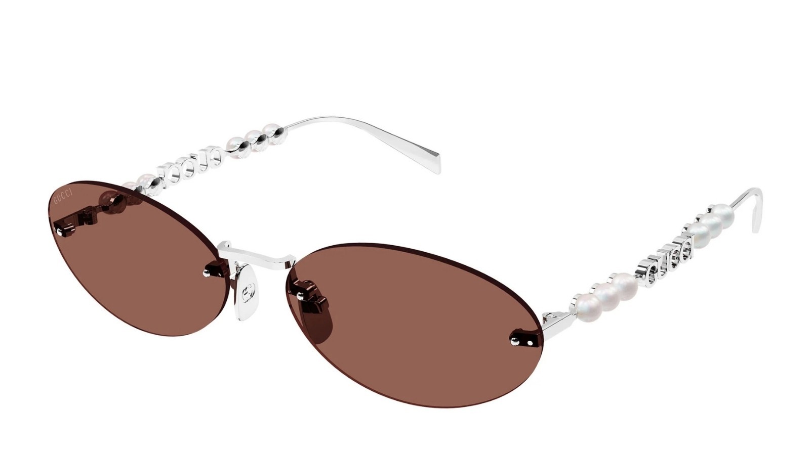 Occhiali da sole donna Luxury Gucci GG1922S 002 silver silver brown nuova collezione