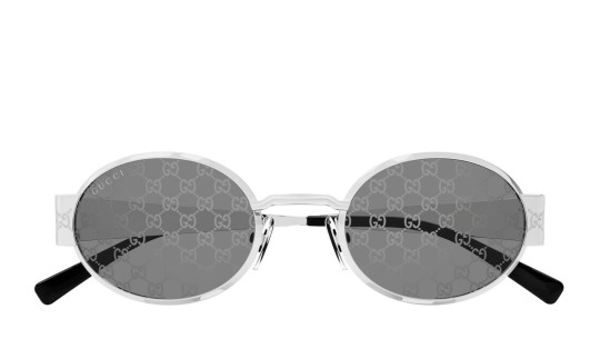 Occhiali da sole uomo Luxury Gucci GG1854S 002 silver silver smoke nuova collezione Occhiali da sole uomo Luxury Gucci GG1854S 002 silver silver smoke nuova collezione