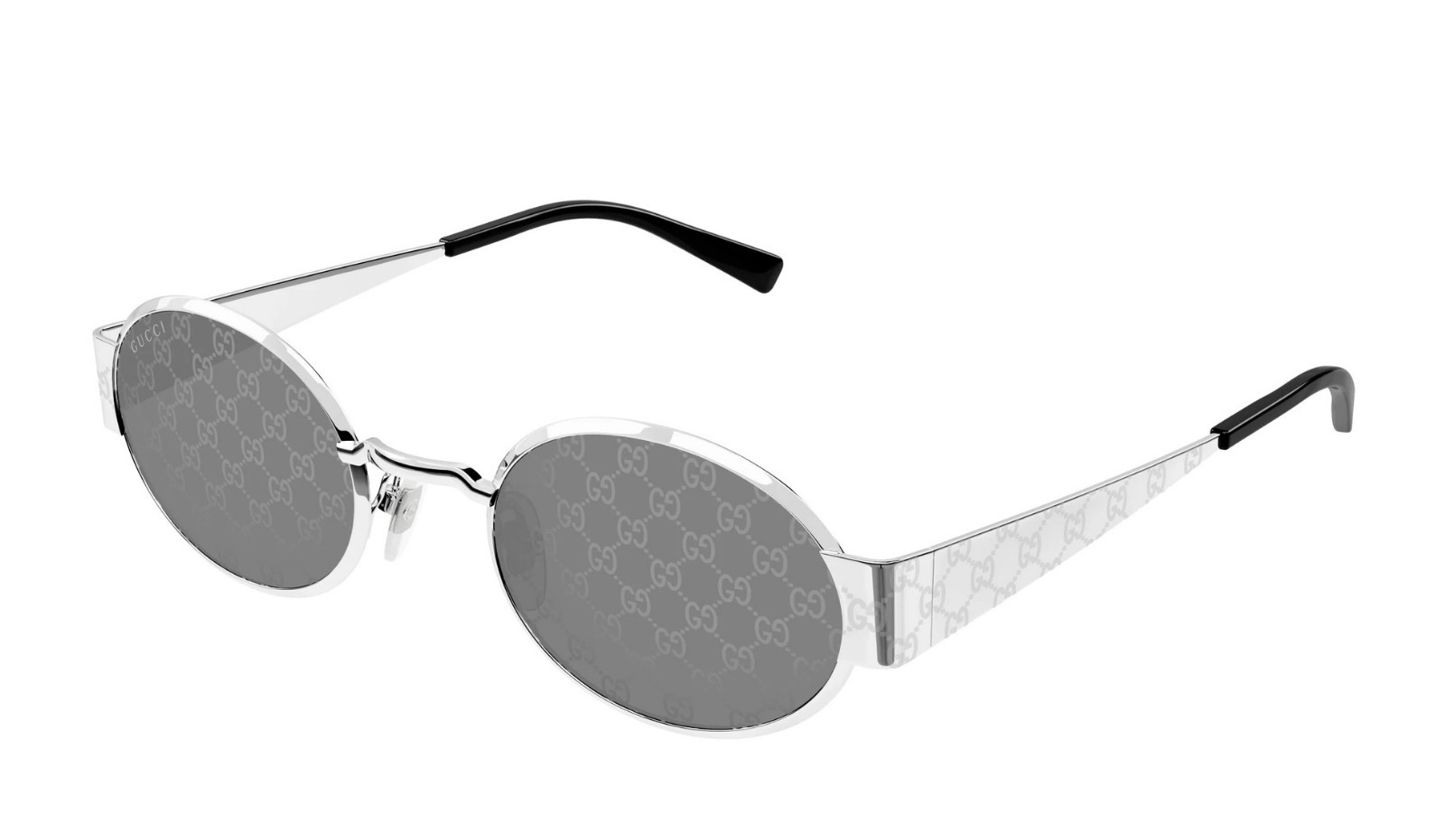 Occhiali da sole uomo Luxury Gucci GG1854S 002 silver silver smoke nuova collezione