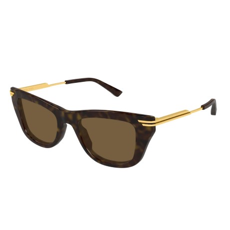 Occhiali da sole donna Luxury Bottega Veneta BV1369S 002 havana gold brown nuova collezione 2